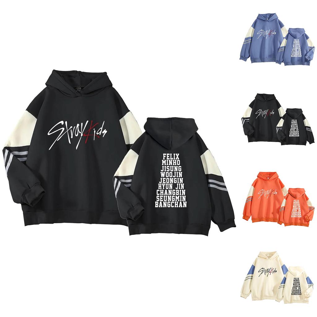 Unisex Fashion Casual Long Sleeved Round Neck Loose Plush Pullover With Rope Hoodie