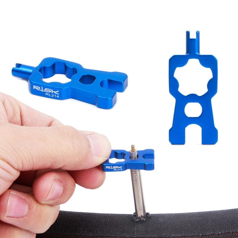 Multifunctional 4 IN 1 Bicycle for Valve Wrench Schrader/Presta for Valve Core Disassembly Installation Tools for MTB Ro