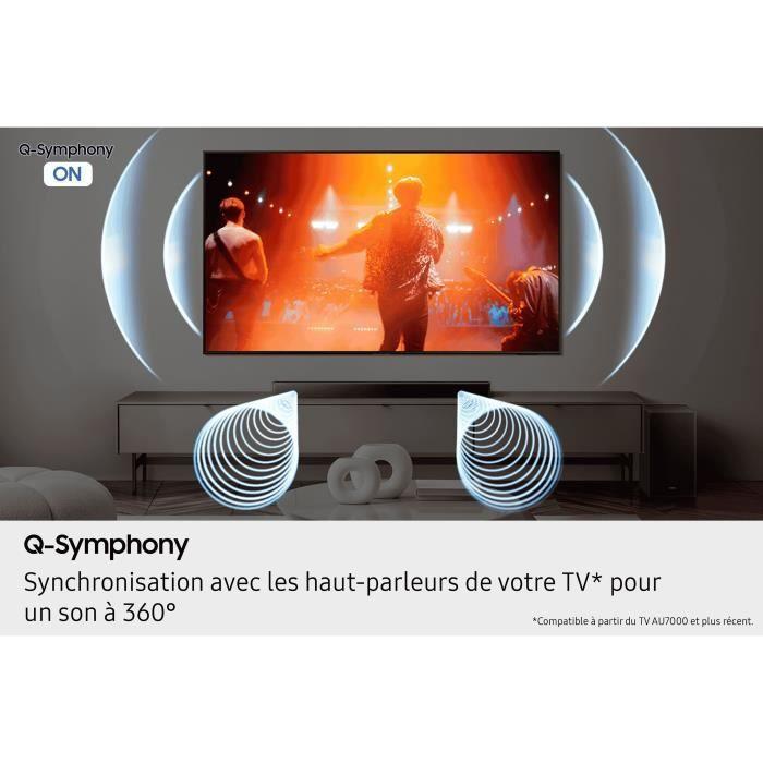 SAMSUNG HW-B66CF - Barre de son Series 3.1ch - Puissance 370W - Caisson sans fil 6,5'' - HP Central - Adaptative Sound Lite