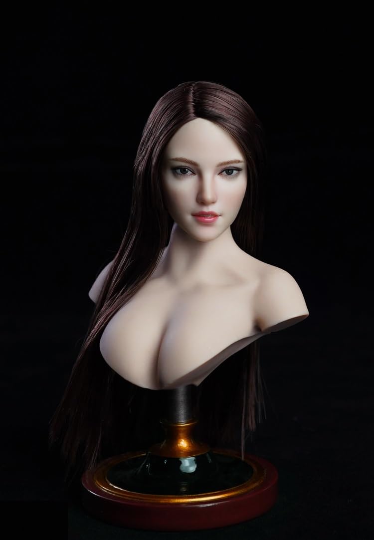 

Масштабная фигурка SUPER DUCK SDH018 Совместимо с телом TBLeague OL офисная леди красивая женская голова и одежда не [TOYBARJAPAN] 1/6 (тело