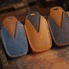 Genuine Leather Car Key Fob Case for Toyota Camry Corolla Avalon C-HR RAV4 Fortuner Key Cover Protector 2/3 Button Black Brown