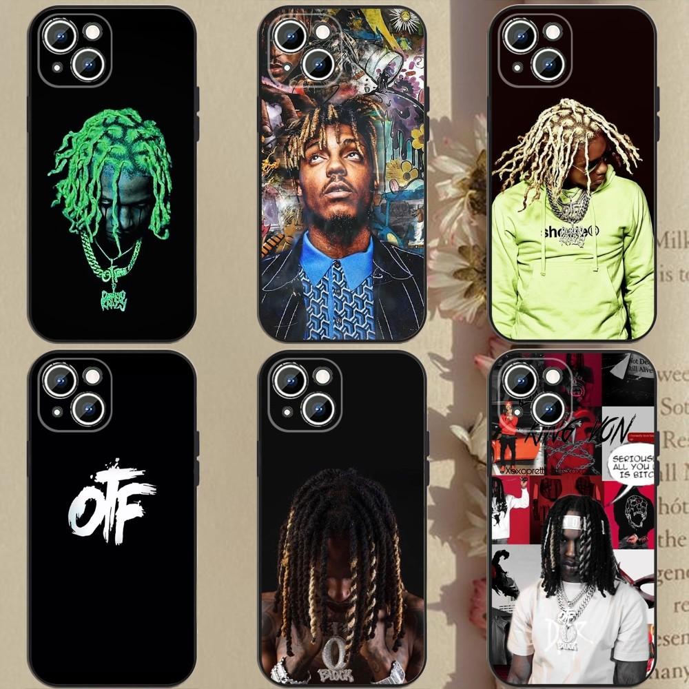 Rapper Lil Durk Phone Case Phone Case For Apple iPhone 15,14,13,12,11,XS,XR,X,8,7,Pro,Max,Plus,mini Silicone Black Cover