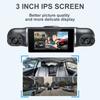 Dash Cam 4 Channels 1080p Hd  Front Rear and Inner Camera Car Video Recorder Dvr Black Box  Driving Record for Car