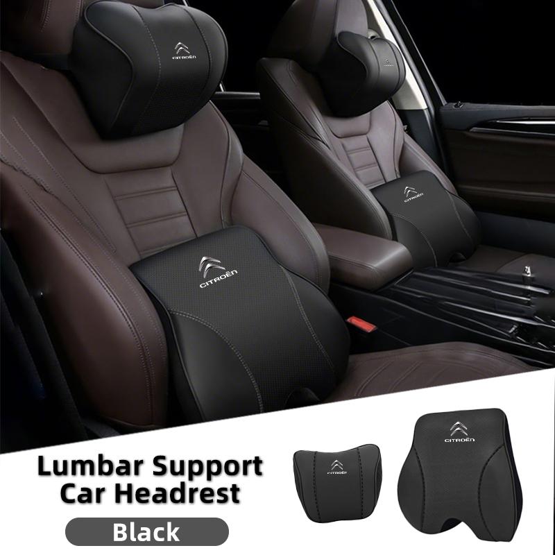 Car Seat Headrest Lumbar Support Pillow Waist Pad Backrest Accessories For Citroen C4 C3 C5 C1 C2 Berlingo Celysee Cactus Picass