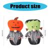 Pumpkin Hat No Face Gnome Spooky Season Dwarf Gnome with Pumpkin Hat Colorful Halloween Table Decoration