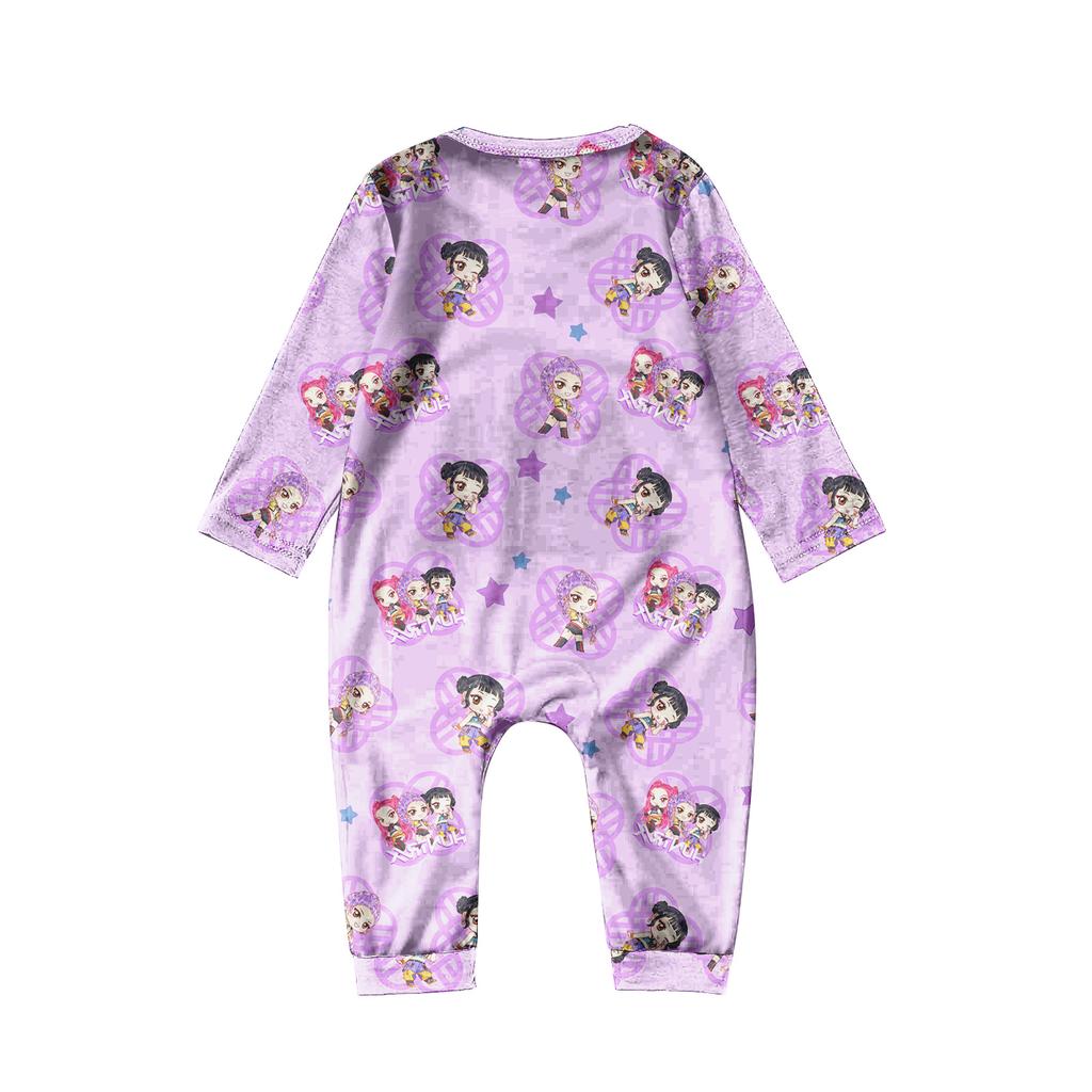 Cartoon Letters Print Family Matching Long Sleeved Parent-child Suit Home Clothes Suit Fall