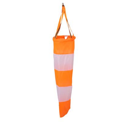 Nylon Airport Windsock Rip Stop Outdoor Wind Measurement Sock Bag with Reflective Belt (1m)