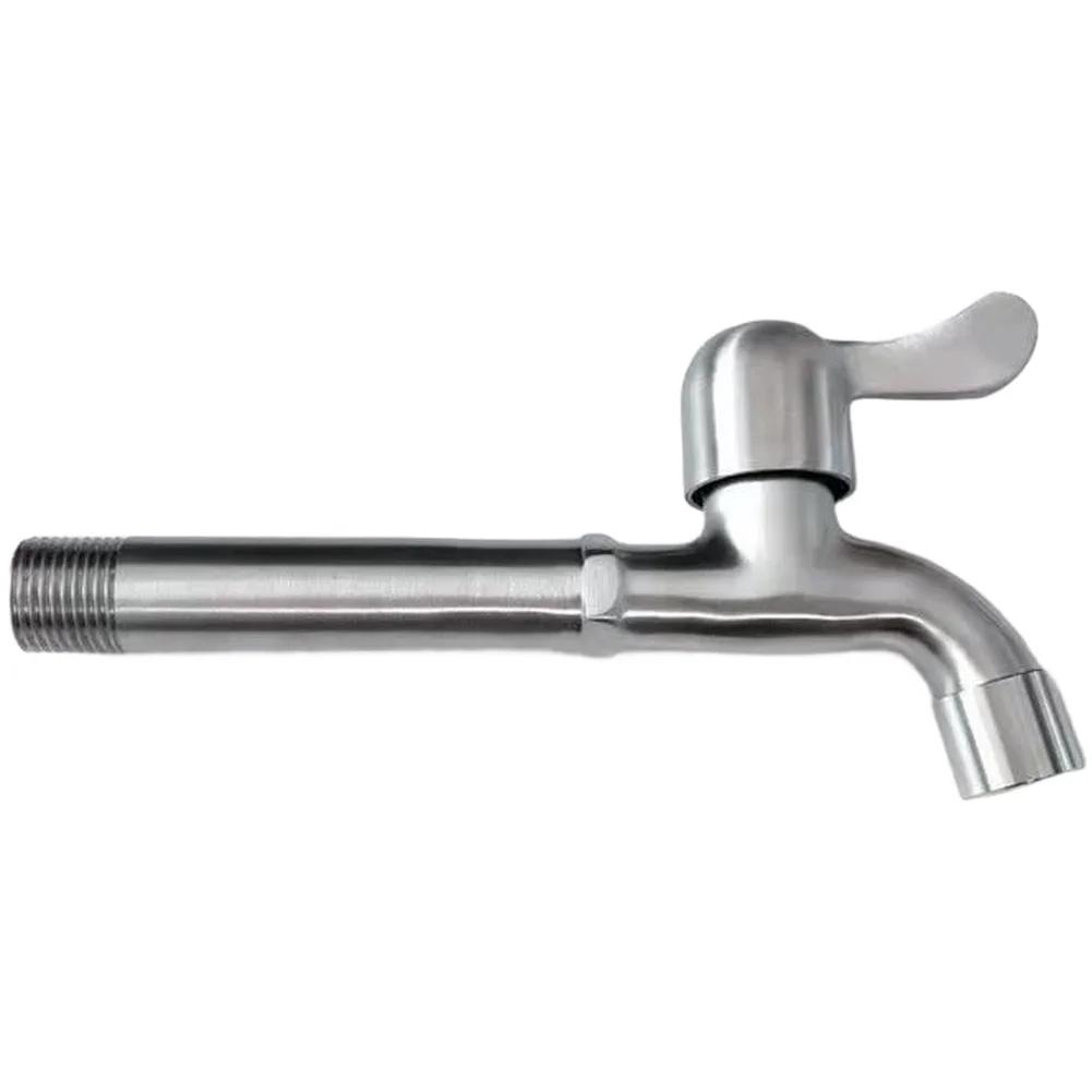 Nerezová baterie Rychle otevírací baterie Odolná vůči vysokým teplotám Prodloužená vodovodní baterie Pro zahradu Domov Koupelnu Kuchyň Vyměnit