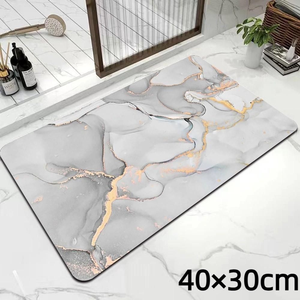 Quick Dry Kitchen Drain Mat Gilded Marble Absorbent Floor Mat New Tableware Countertop Mat