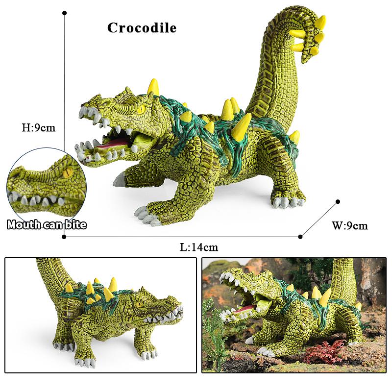 Oenux Phoenix Cerberus Ice Monster Model Cerberus Griffin Dragon Dinosaurs Action Figures Animals Toy Collection Kid Gift