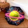StarRingball Pattern Pattern New Style Umbrella, 1 Piece Automatic Folding Umbrella, Portable Travel Umbrella, Outdoor Umbrella, Birthday Gift