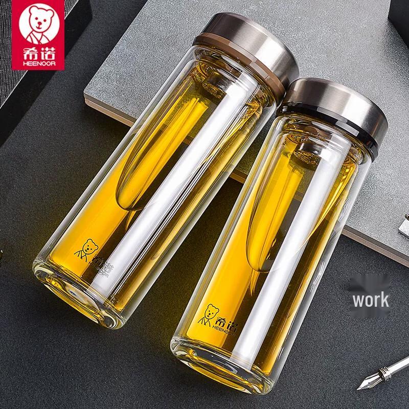 Xinuo Double Wall Glass Tea Infuser Bottle XN-7032