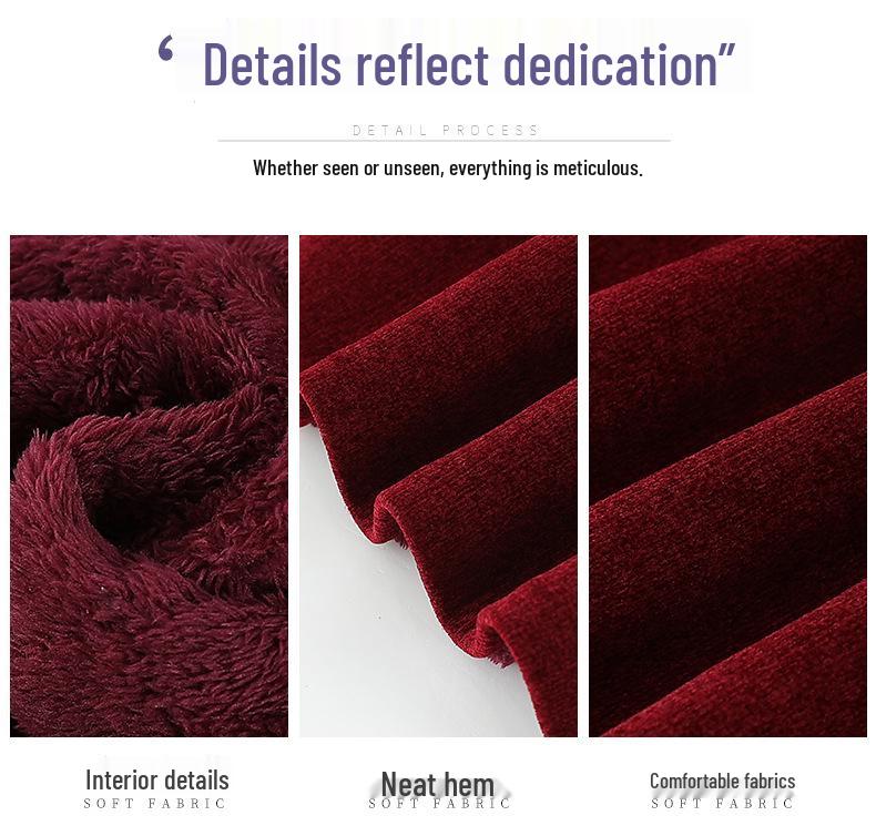 2025 Embroidered Woolen Coat for Elderly Women (Aged 60-80) - Plus Velvet Winter Style