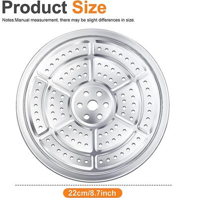 LMETJMA 18cm To 26 Cm Cooker Canning Rack for Pressure Canner Stainless Steel Pressure Canning Rack Compatible with Presto JT219