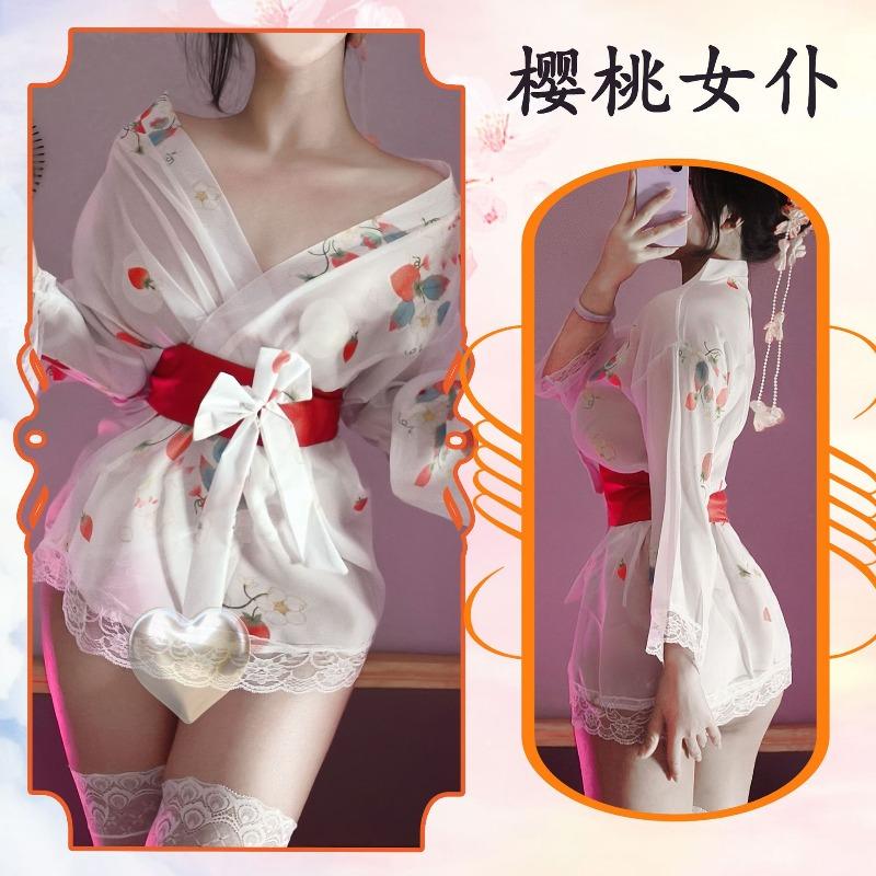 

Сексуальное кимоно сексуальное нижнее белье дразнящее соблазнение флиртующее очаровательное страсть униформа костюм для косплея One size