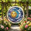 Solar Kollektor Puzzle Kunst Acryl Sonnenfänger Buntglas Effekt Fenster Hängeornament DIY Bunter Lichtreflektor Sonnenfänger Set für