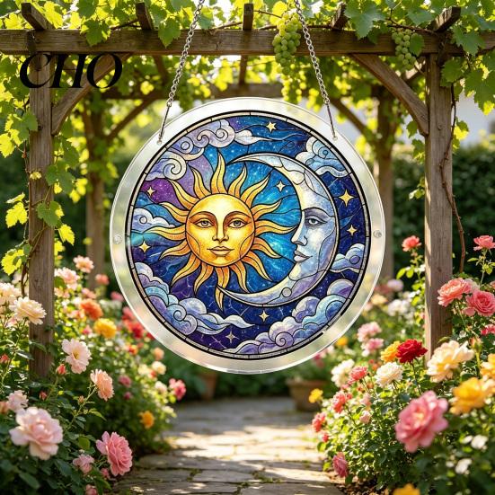 Solar Kollektor Puzzle Kunst Acryl Sonnenfänger Buntglas Effekt Fenster Hängeornament DIY Bunter Lichtreflektor Sonnenfänger Set für