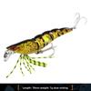70mm Length 3D Flash Shrimp Longcast Design Shallow Minnow Slow Sinking Wobbler  Predator Fishing