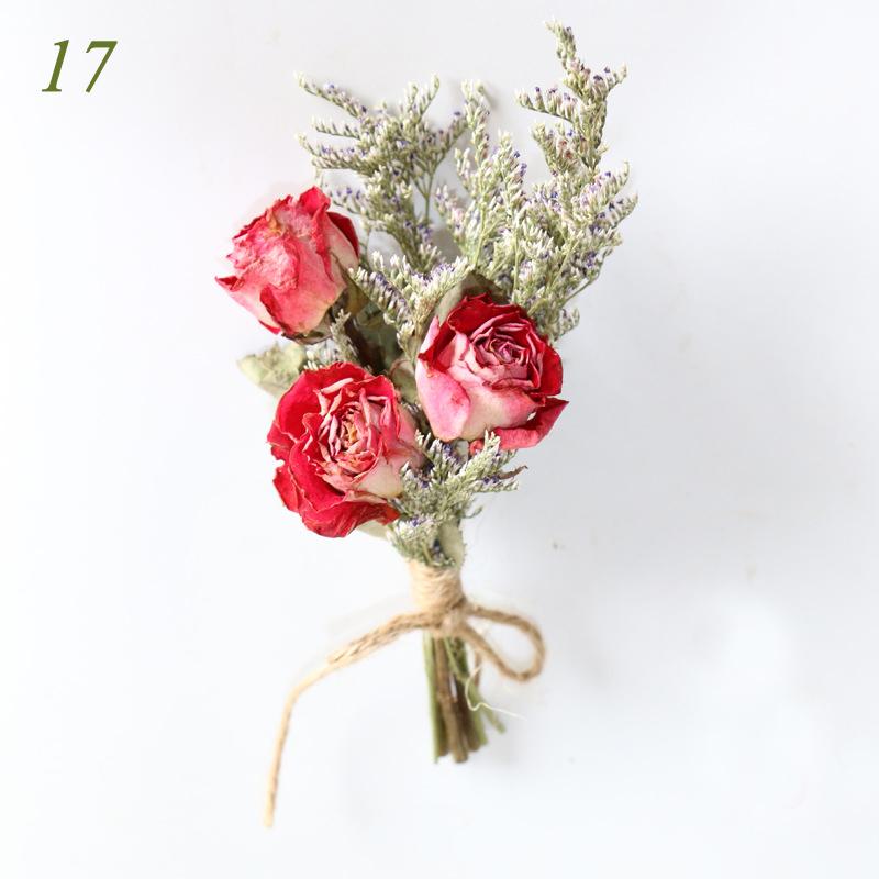 1PC Decorative Flowers Bouquet Mini Natural Dried Flowers Fresh Preserved Babysbreath Wedding