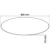 Round Table Top - vidaXL - Tempered Glass - 800 Mm - Black - Contemporary