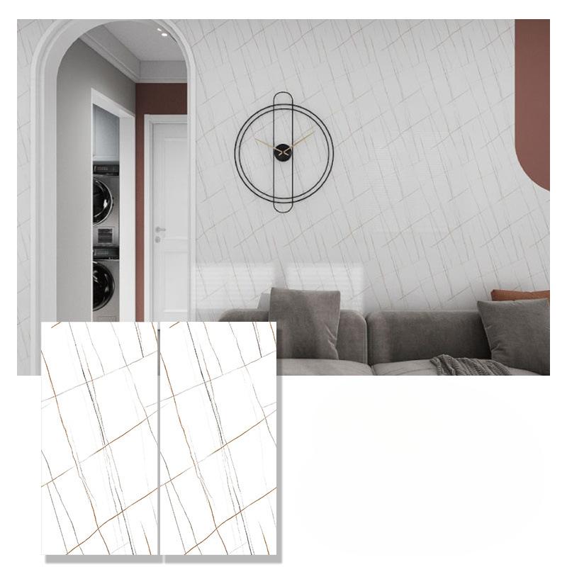 Marmură Bucătărie Film rezistent la ulei Sobă impermeabilă rezistentă la umiditate Tapet autoadeziv Blat Renovare dulap autocolant gresie