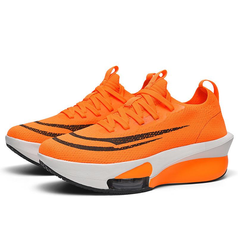 

Импортная мужская обувь летняя дышащая тренировочная спортивная обувь легкая воздушная подушка амортизация профессиональная гоночная марафонская внедорожная ru 45 оранжевый