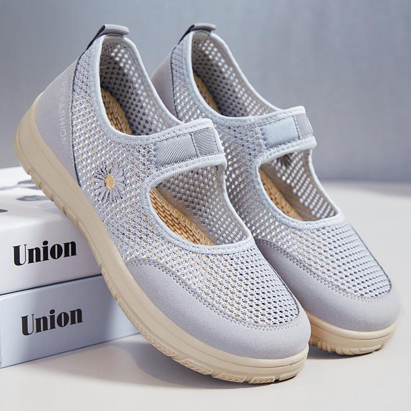 Women Shoes Breathable Vulcanized Shoes Fashion Comfortable Female Dance Work Shoes Breathable Mesh Casual Walking Shoes Ladies