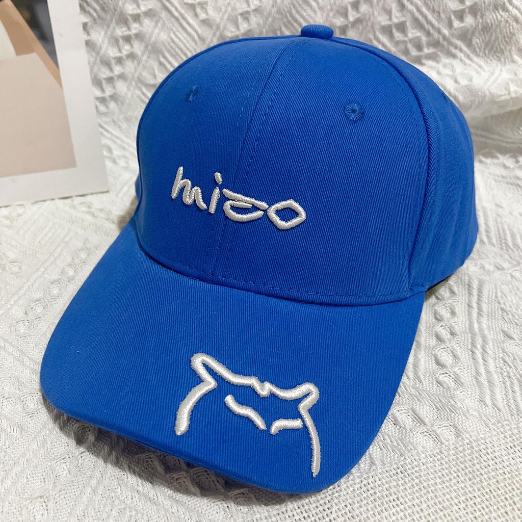 Tongue Duck Blocking UV Protection Sun Women For Hat Baseball Stitching Embroidered Cat Ricygvm Hats Cute Letter Peaked Cap Unisex Solid Color