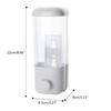 500ml Bathroom Soap Dispenser Wall Mounted Self-Adhesive Shampoo Container Hand