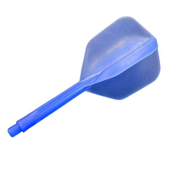Integrated Dart Shaft And Flight Resistant 2BA Threaded Professional Drop Transparent Standard Dart Tail Dart Replacement синий