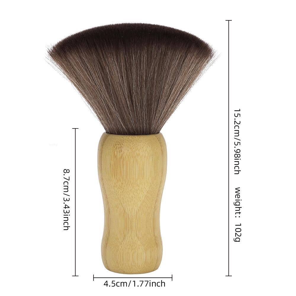 Professional Barber Neck Duster Hair Cutting Brush Soft Bristle Salon Cleaning Brush For Removing Loose Hair