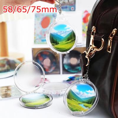 1PC Storage Anime Merchandise Bag Pendant Pixiv Plastic Collection Box Transparent Portable Badge Star Protective Cover