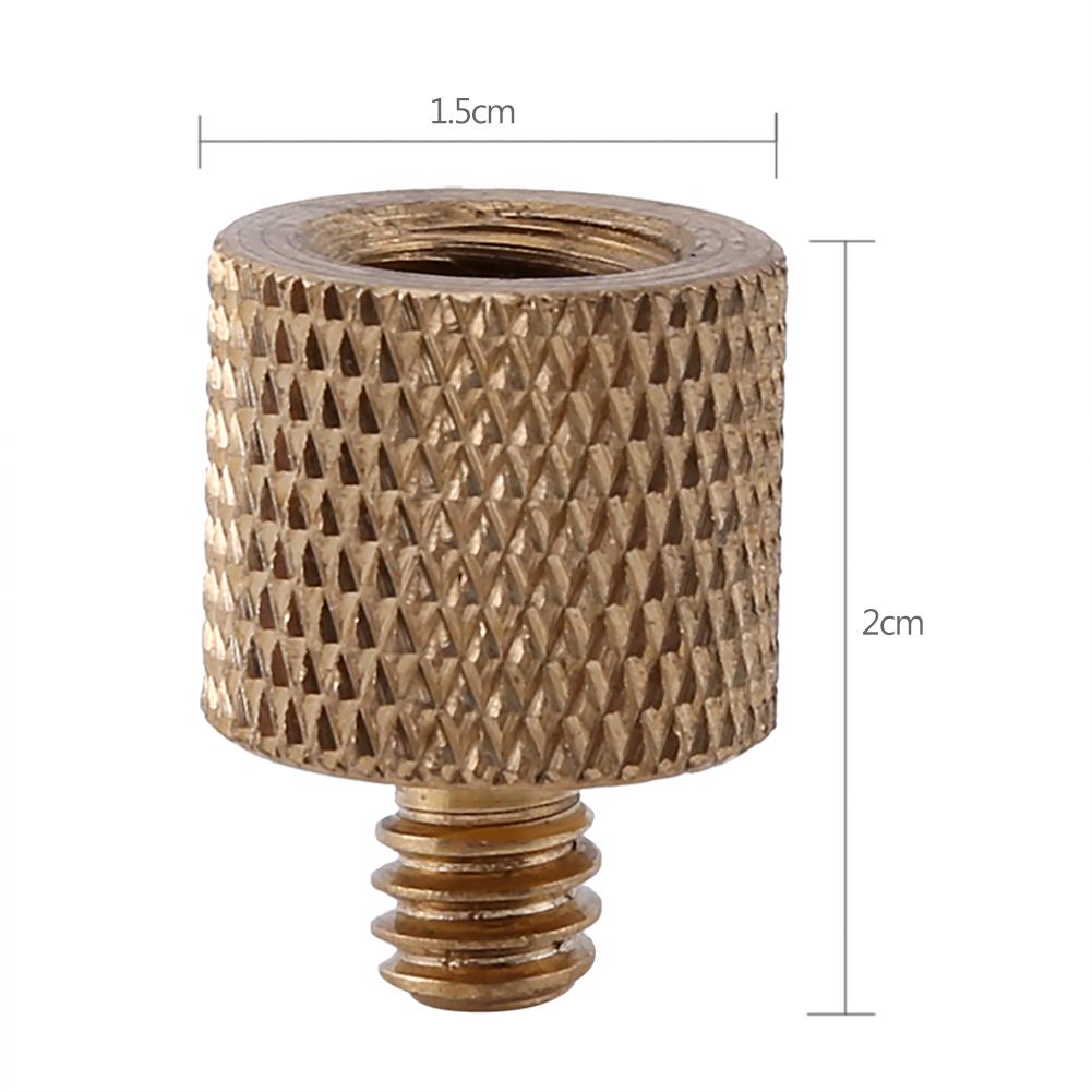 38" Female To 14" Male Brass Tripod Adapter Screw For Camera Light Stand