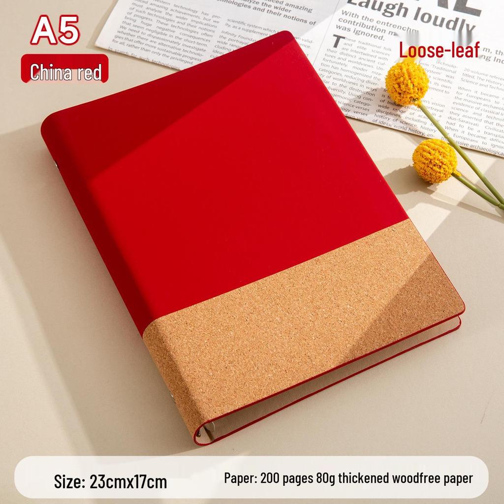 Creative PU Notebook Set: Stylish Chinese-Inspired Office Gift with Custom Logo Printing