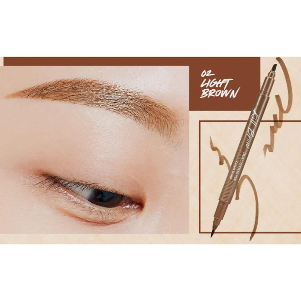 Clio Kill Brow Tattoo Pen 02 Light Brown + Remover x 2