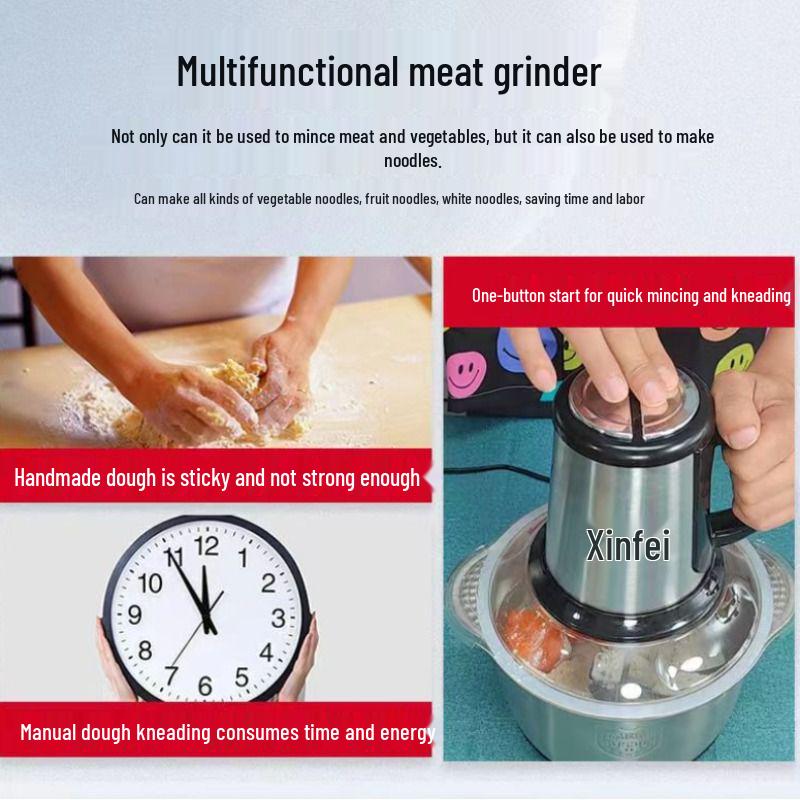 Xinfei Automatic Large-Capacity Meat Grinder & Baby Food Maker