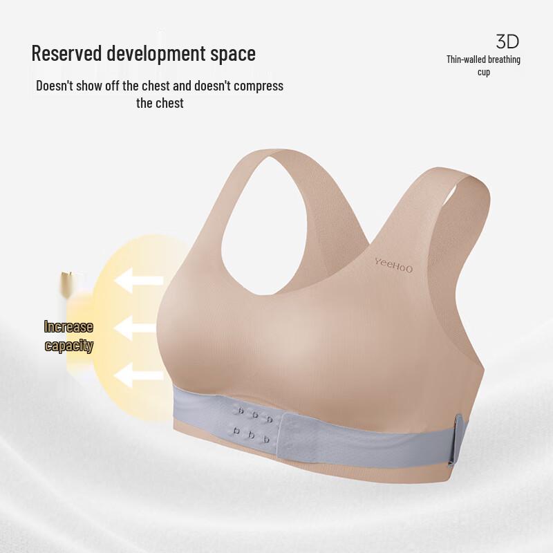 YEEHOO Girls' Antibacterial Developmental Bra