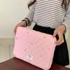 11/13/15 Inch Universal Korean Fashion Tablet PC Case Jacquard Heart Laptop Comupter Storage Bag Portable Large Capacity Bag