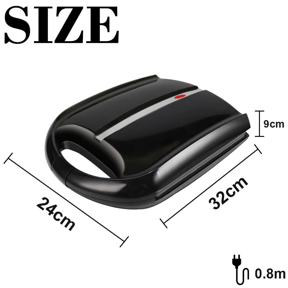 1400W 220V Electric Large Sandwich Maker Machine Grill Plate Kitchen Breakfast Maker Non-stick Coating Plate For Gift