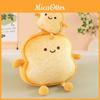Toast Plüschkissen mit Emotionen für Mädchen Schlafzimmer Bett Dekoration Stofftier