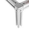 Alloy with Screws 2020 3030 4040 Series Slot 3-Way End Corner European Standard Bracket Connector