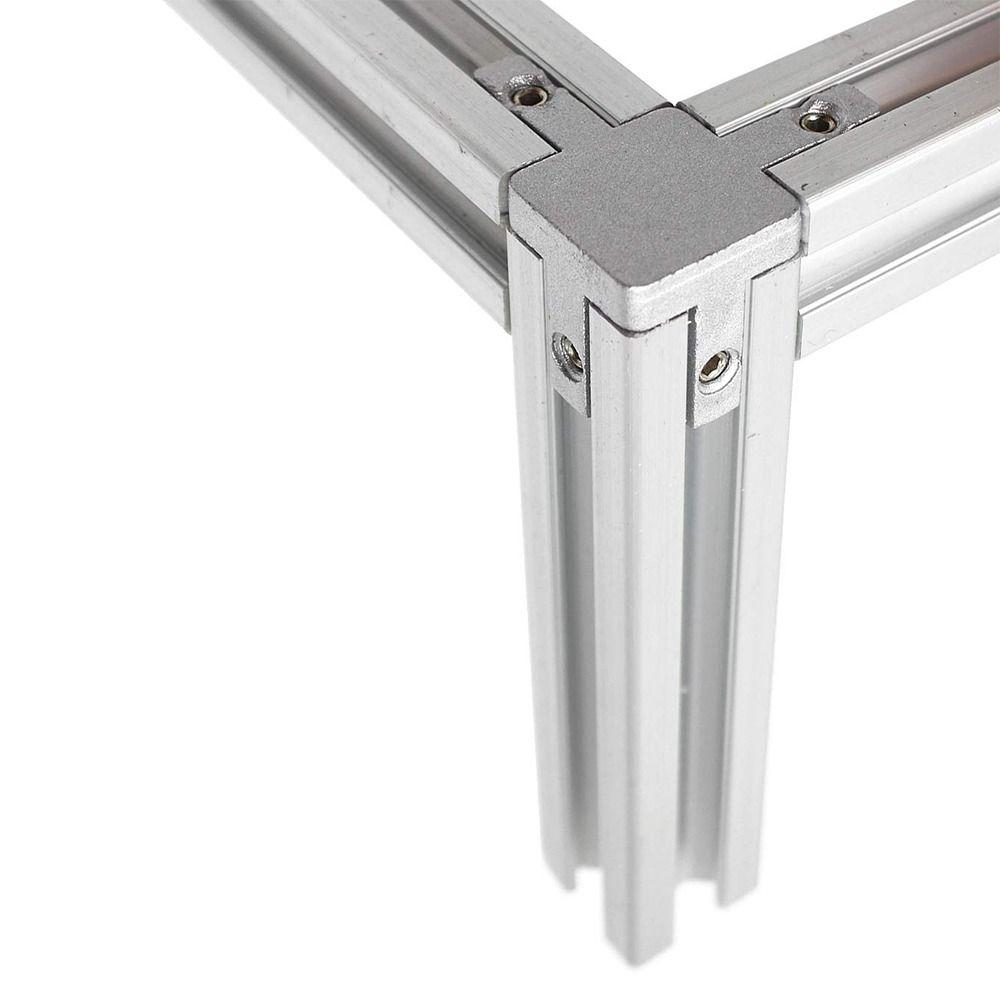 Alloy with Screws 2020 3030 4040 Series Slot 3-Way End Corner European Standard Bracket Connector