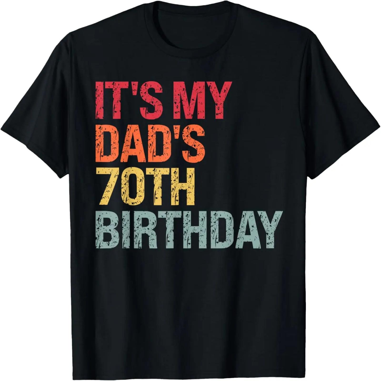 

It s My King Dad s 70th Birthday Omg Crown Calm Happy Funny T-Shirt XXXXXL чёрный