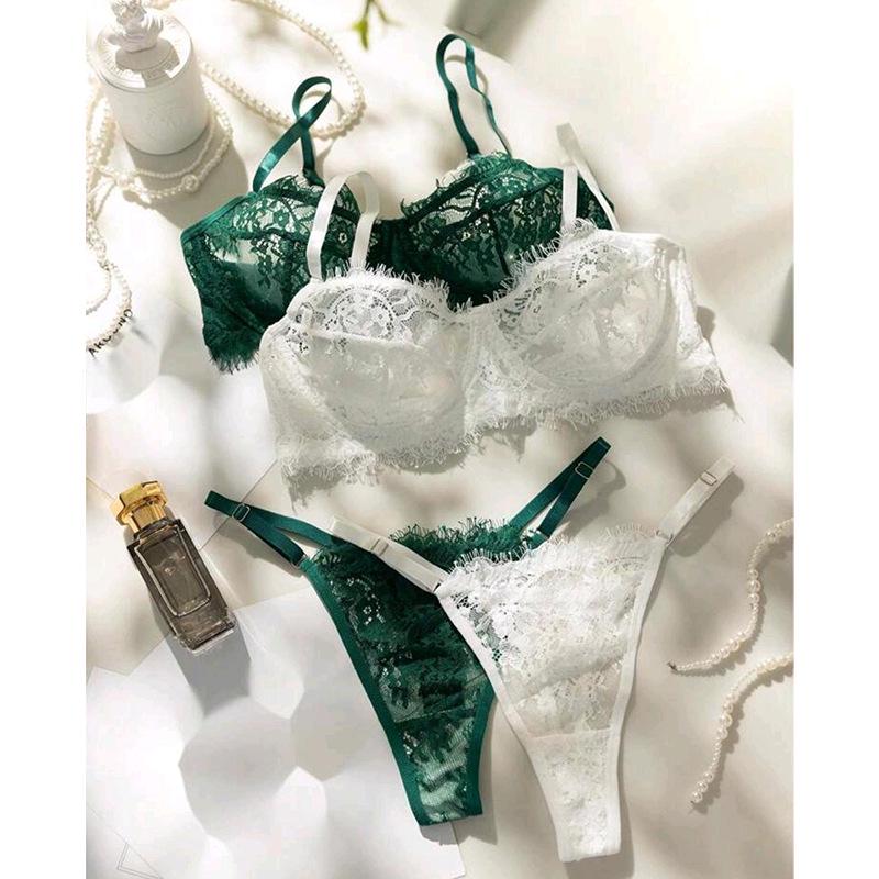 2025 Bestseller: Sexy Lace Trim Lingerie Set for Europe & America