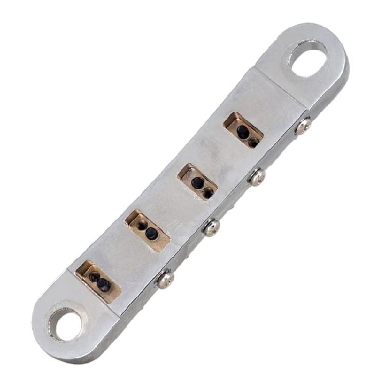 Guitar Tune O-Matic Roller Saddles Bridge with Wrench Set Replacement Parts