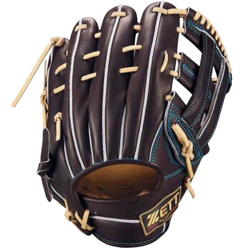 

ZETT Pro Status SE Hard Baseball Third B Size Made in BPROG285SG Glove, Base, Brown/Pastel (3732), 4, Japan,