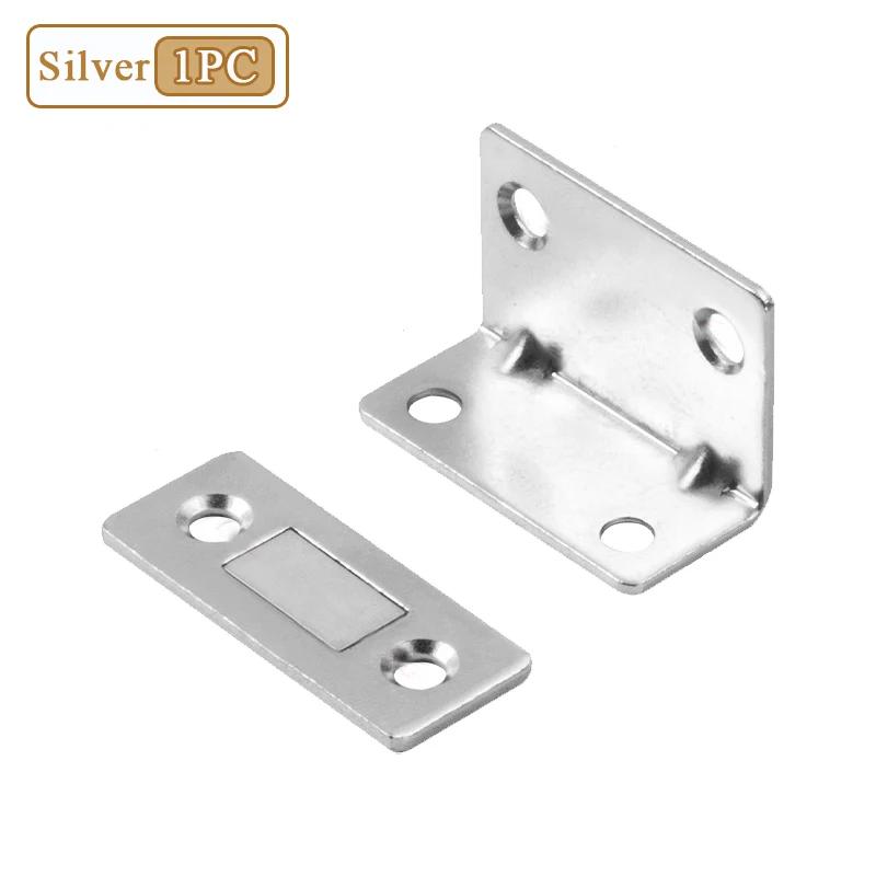 

1-20 шт. L-образный магнитный фиксатор для раздвижной двери без сверления, сильный невидимый магнит для шкафа, для гардероба, защелка пуш-пуш
