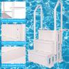 Plastic Pool Escalator Anti-Slip Slip Resistant  Detachable Pool Ladder Lightweight for Various Sizes Swimming Pools