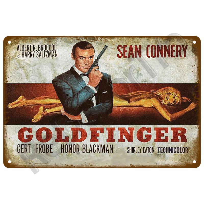 Vintage Film Metal Sign Movie Industrial Deco Retro Tin Sign Aesthetic Living Room Metal Wall Decor Decoration Vintage Poster