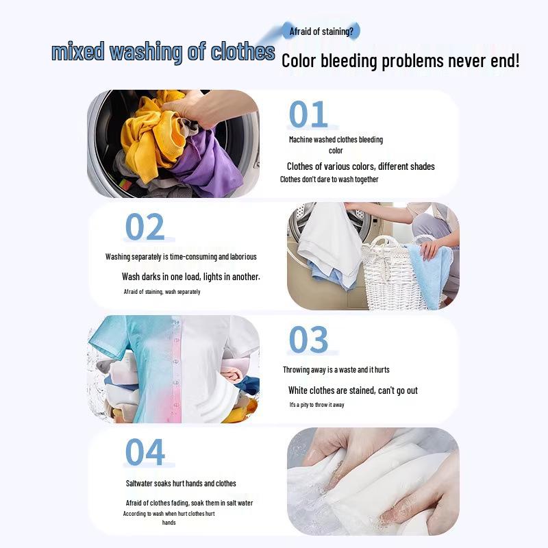 50-Pack [Newcomer 0.01] Color-Guard Laundry Sheets: Anti-Dyeing & Anti-Fading Protection